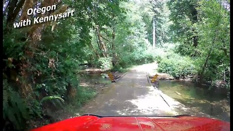 Whittaker Creek Campground drive through, Oregon camping