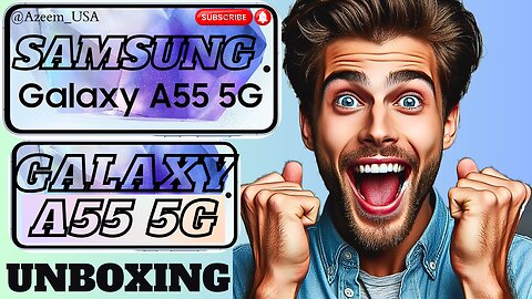 Samsung galaxy A55 5G Unboxing & Review | #GalaxyA55