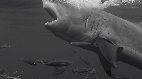 Huge Great White Shark Bites 2 Divers