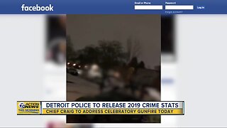 Chief Craig to address video of celebratory gunfire, 2019 crime stats in Detroit today