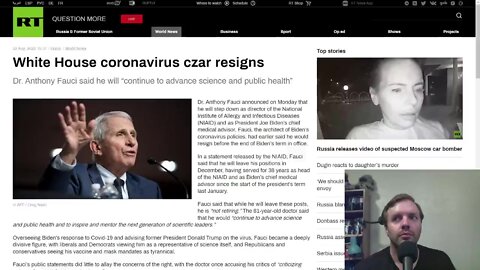 Dr Fauci announced he will resign in December