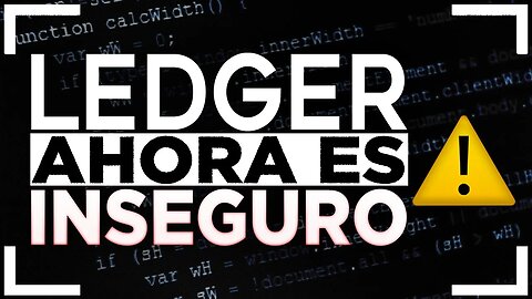 🔴 [ÚLTIMA HORA] Tus Activos EN PELIGRO?!? | Ledger Recover #noticias #crypto