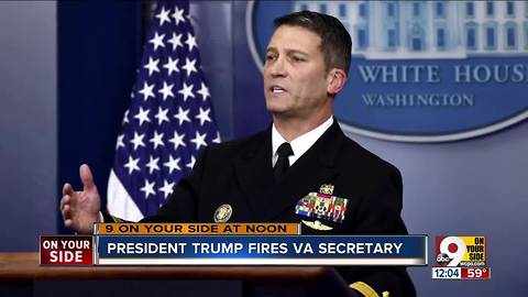 President Trump fires VA secretary