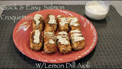 QUICK & EASY Salmon Croquettes (patties)
