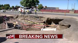 BREAKING: Sinkhole closes Coffee Road