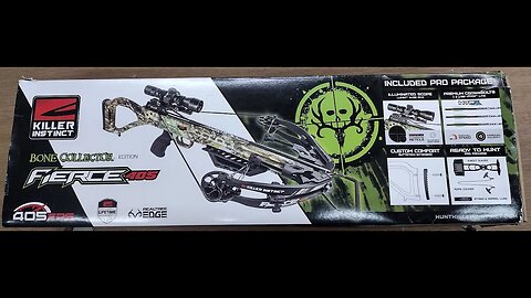 Comparison of the "Killer Instinct Fierce 405" and the "CenterPoint Patriot 425" Crossbows Part 1