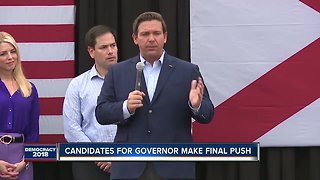 Candidates for governor make final push