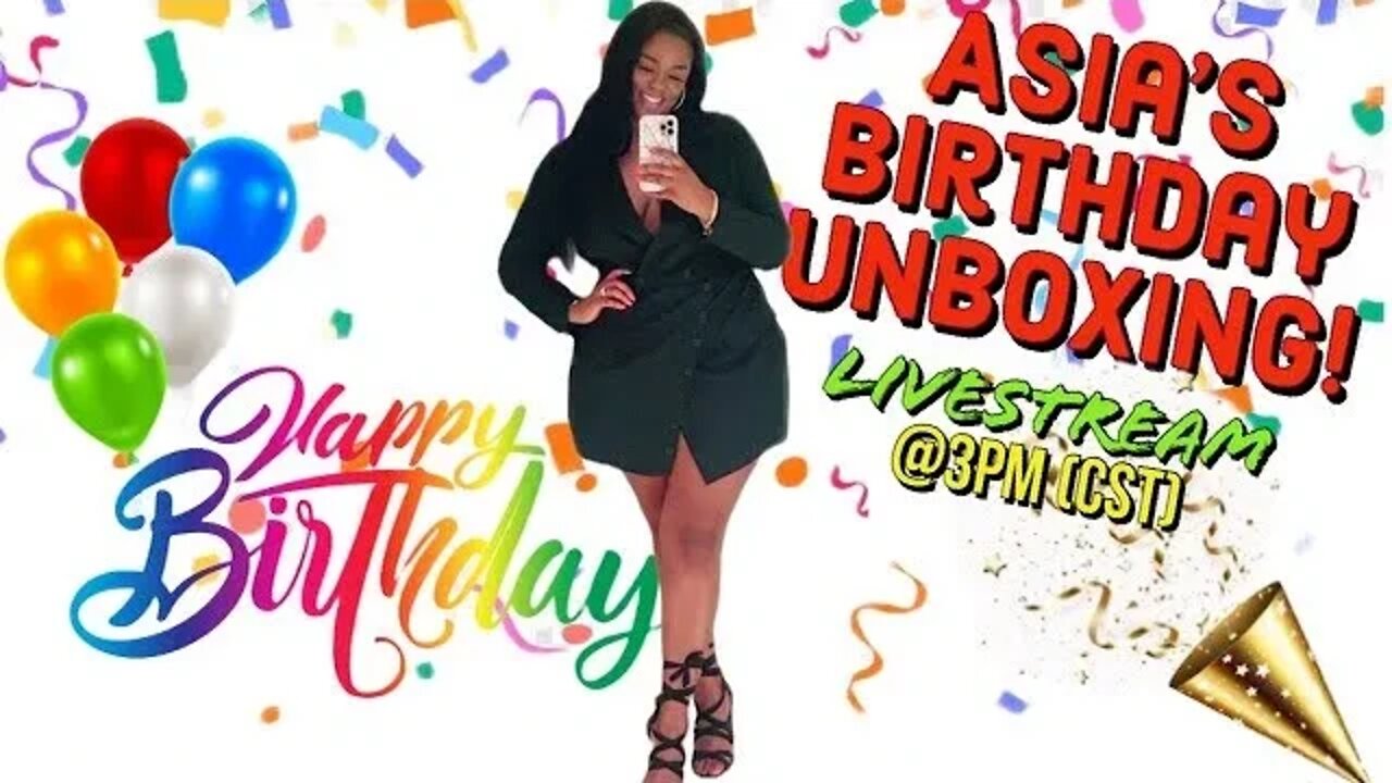 LIVESTREAM ASIA S BIRTHDAY GIFT UNBOXING Asia And BJ   Hvezg.qR4e Small LIVESTREAM ASIAS BIRTHDAY G 