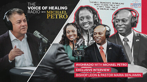 Bishop Leon & Pastor Maria Benjamin and Bishop Michael Petro | ReAwaken America Tour - San Antonio, TX