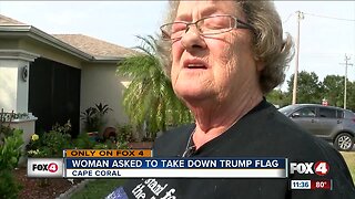 Trump flag controversy in Cape Coral neighborhood