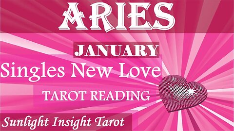 ARIES A New Love So Transformational That Builds Into Something Extraordinary!❣️January 2023