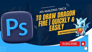 Searching Photoshop Tutorials? An Amazing Trick | To Draw Dragon Fire In Photoshop | Quick & Easy