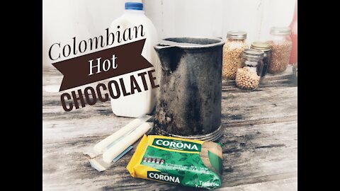 Colombian Hot chocolate OFFGRID style | hot coco