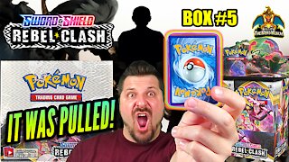 Rebel Clash Booster Case (Box 5) | Pokemon Cards Opening