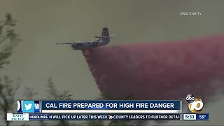 Cal Fire crews prepare for dangerous fire conditions
