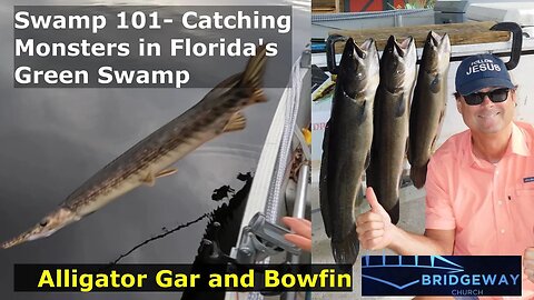 Swamp 101- Catching Prehistoric Monsters in Florida Green Swamp Alligator Gar and Bowfin