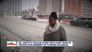 Former Detroit deputy police chief sentenced to one year in prison for bribery