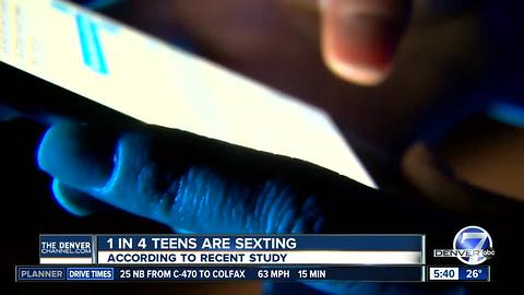 Recent study shows 1 in 4 teens are sexting