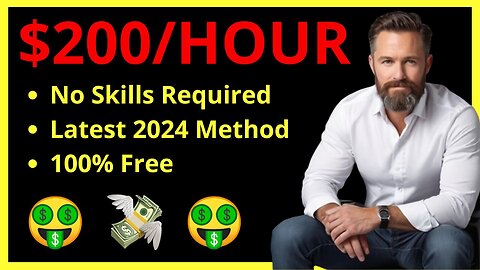 Be Part of the Elite Earn - $200 an Hour with This Innovative Method - Make Money Online 2024