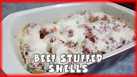Beef Stuffed Shells