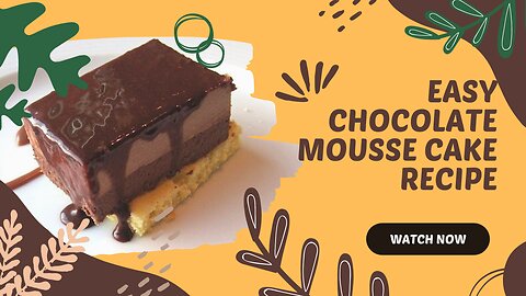 Indulge in No-Time Chocolate Mousse Cake - Effortless Recipe!