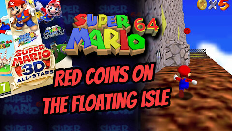 Super Mario 64 - Red Coins On The Floating Isle