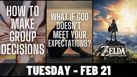 Making Group Decisions ○ What if God Doesn't Meet Expectations? ○ Finding EX DLC Chests!