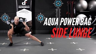 Aqua Power Bag Side Lunge