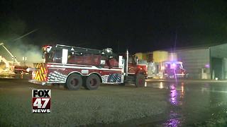 Fire destroys barn