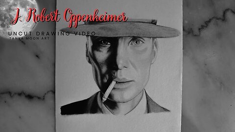 J.Robert Oppenheimer | 124 Mins Drawing | Chill Lofi Music [Copyright Free] | Draw And Study With Me