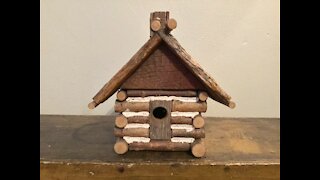 Log Cabin Birdhouses