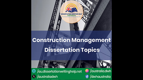 Construction Management Dissertation Topics | au.dissertationwritinghelp.net