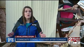 Community comes together after tornado