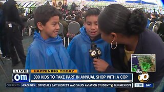 300 kids take part in annual 'Shop with a Cop'