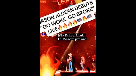 Jason Aldean Go Woke Go Broke FULL new Song #jasonaldean #trythatinasmalltown #woke #cmt #budlight