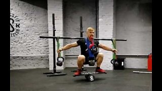 Athlete's weightlifting in the balance!