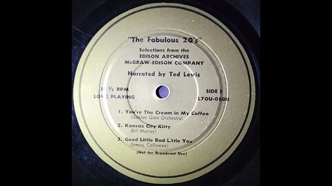 Ted Lewis - The Fabulous 20's