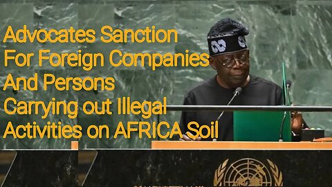 President Tinubu's Powerful UN Address: Ending Resource Pillage by Stronger Nations #UNGA