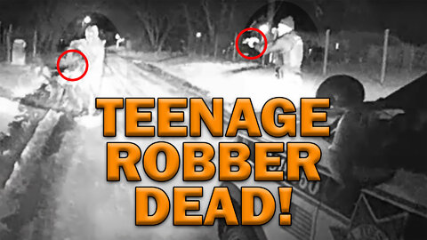Teenage Armed Robber Dead On Video! LEO Round Table S07E10b