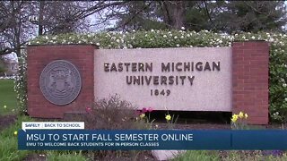 Eastern Michigan University welcoming back students for in-person classes