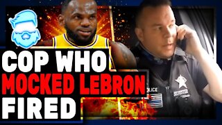 Breaking News! Cop FIRED For Mocking LeBron James On TikTok! Cowardly Mayor Fires Nate Silvester