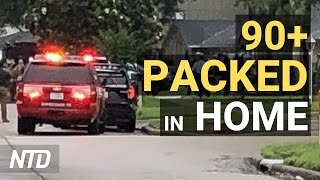 Over 90 People Found Packed in Houston Home; Giuliani’s Son Slams Feds’ ‘Politicized’ Raid | NTD