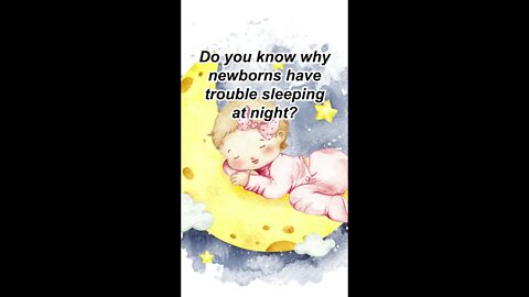 Why won't babies sleep at night? #shorts #sleepmusic #baby