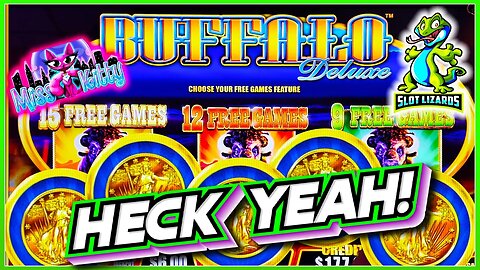 SWEET! SO MANY FREE GAMES WIN! Fast Cash Buffalo Deluxe, Miss Kitty, Wicked Winnings 2