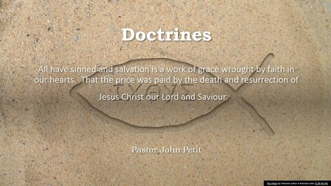 Doctrines Part 8