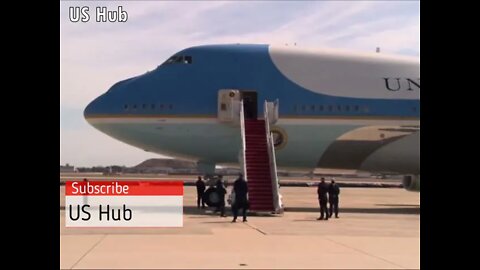 President Joe Biden fell up the stairs THREE times while boarding Air Force One 🤦‍♂️ | FULL VIDEO