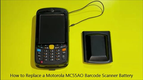 How to Replace a Motorola MC55AO Barcode Scanner Battery