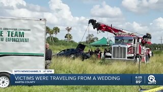 Couple found dead in Martin County pond had been traveling back from wedding, sheriff says