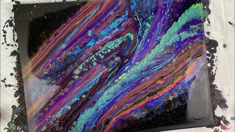 Galaxy Pour Painting Beginners Tutorial -May the 4th Be With You! Acrylic Pouring