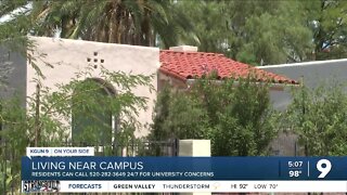 24/7 complaint hotline available to residents living near University of Arizona